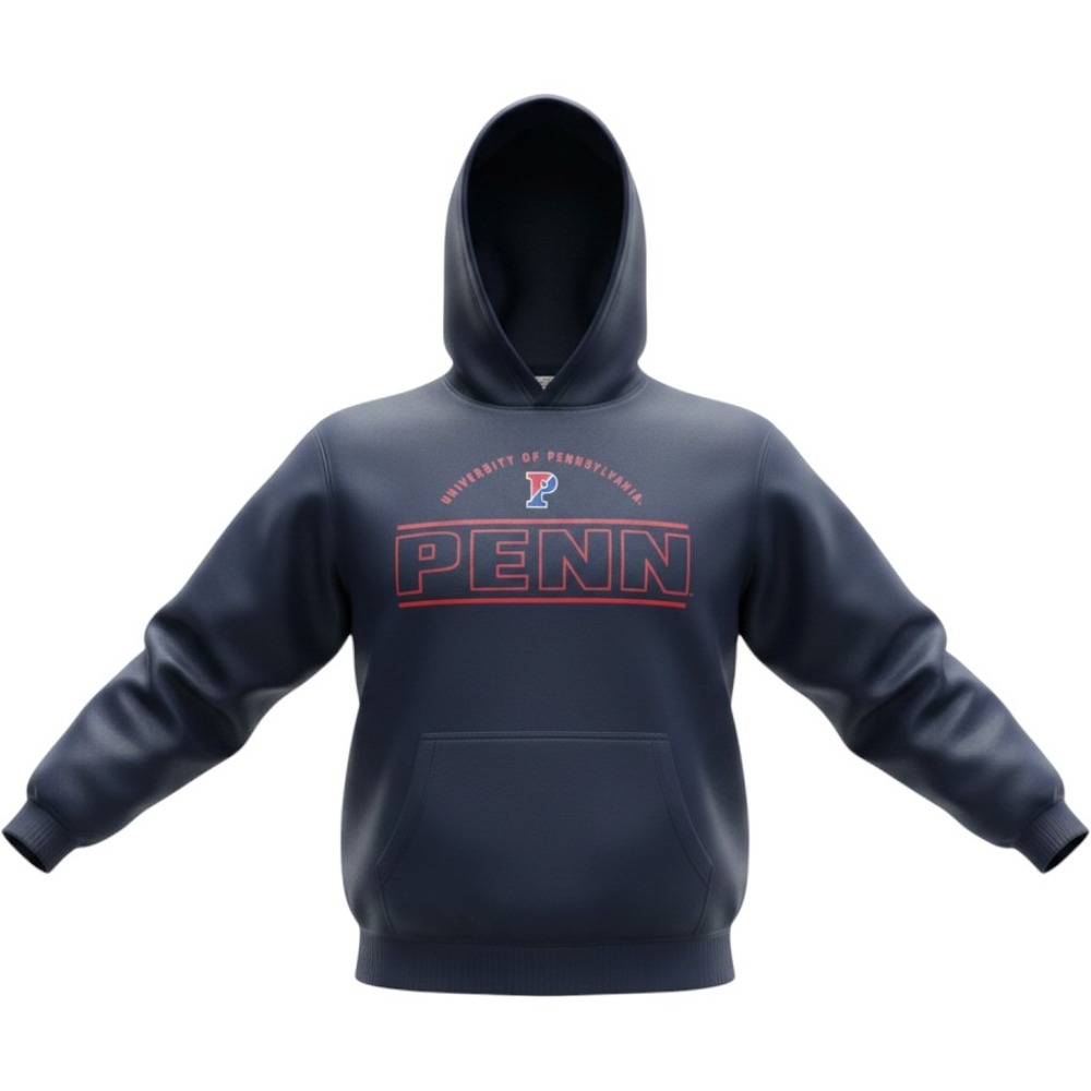 Gen2 University of Pennsylvania Penn Quakers Youth Large 14/16 Hoodie Navy Blue